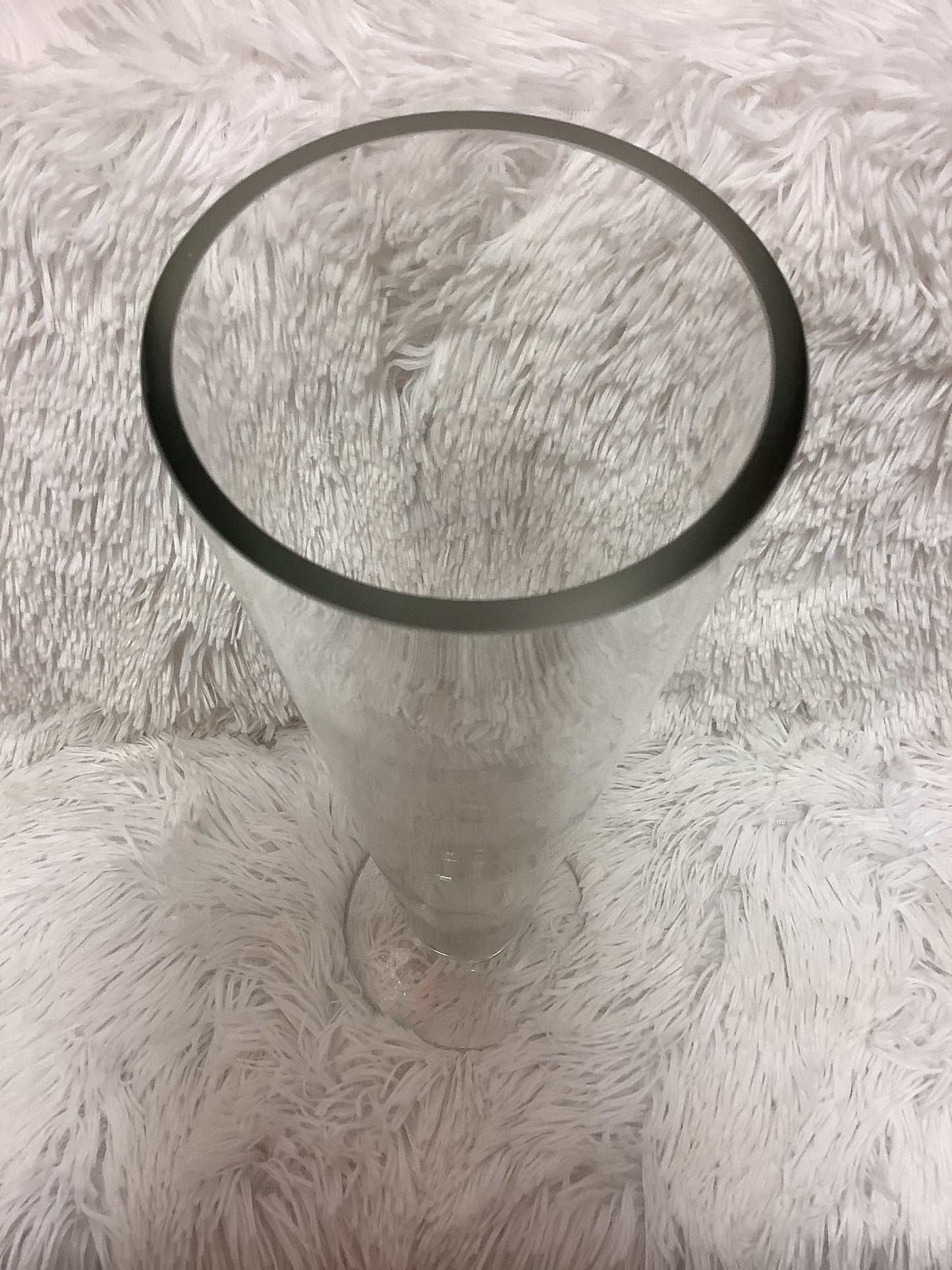 Tall clear vase image 0