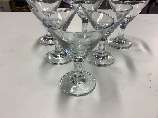 Mini martini glass set of seven PreOwned image 1