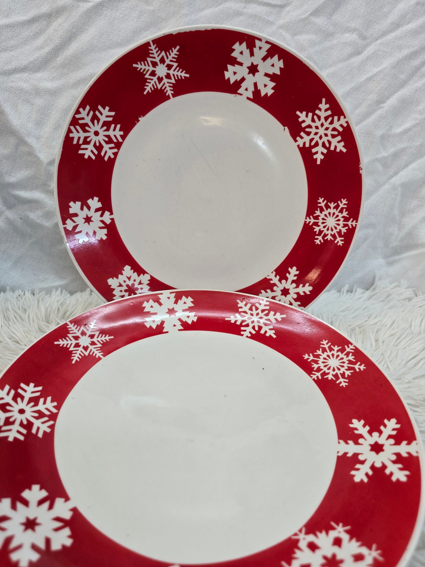 Snowflakes Christmas plates image 4