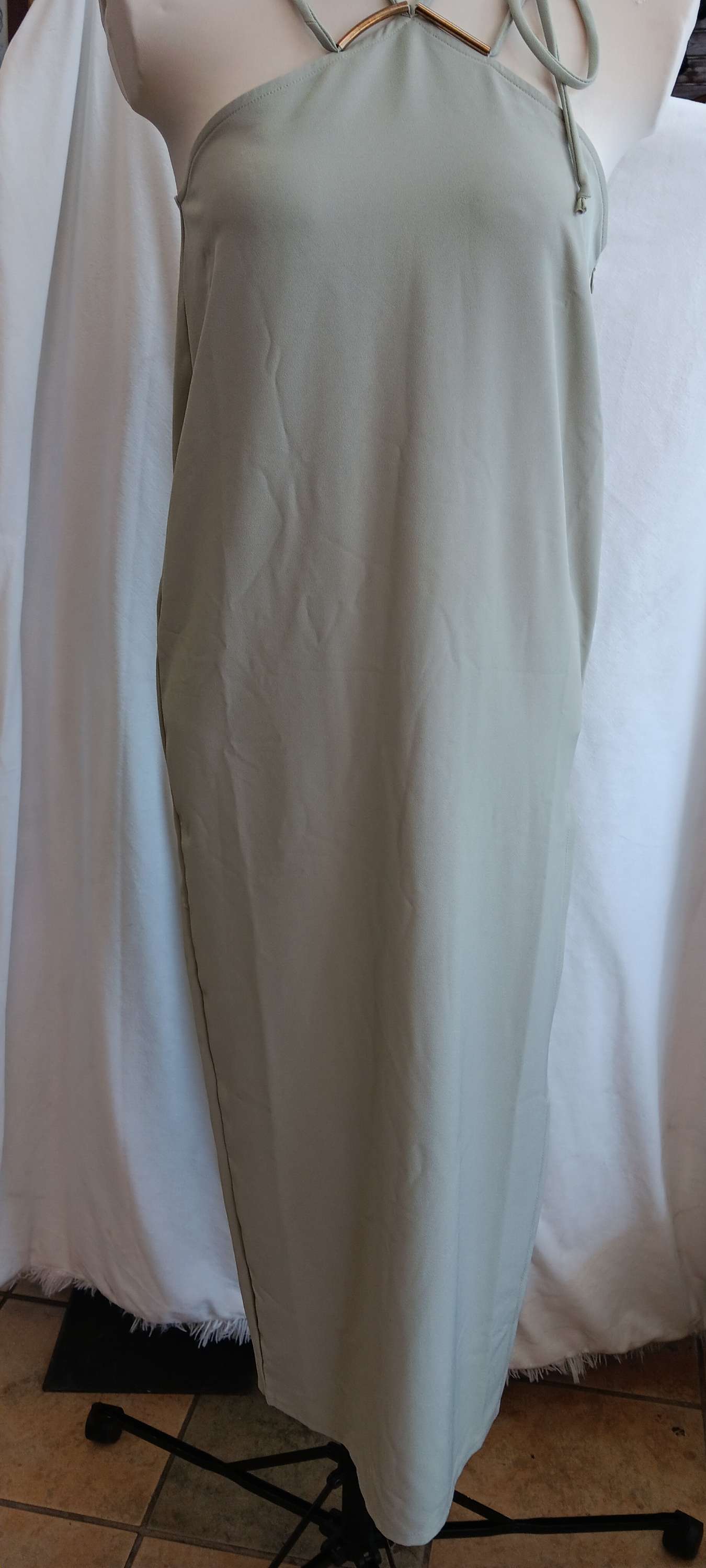 Fashionova green dress size large image 1