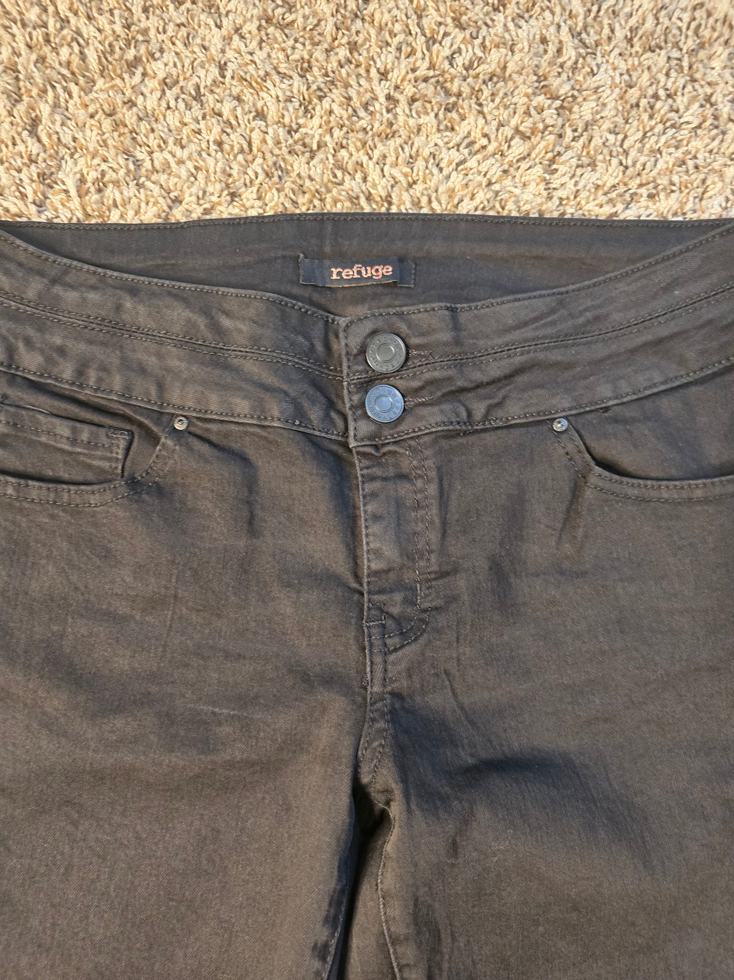 Refuge Black High-Waist Skinny Jeans – Sleek & Flattering Fit image 3