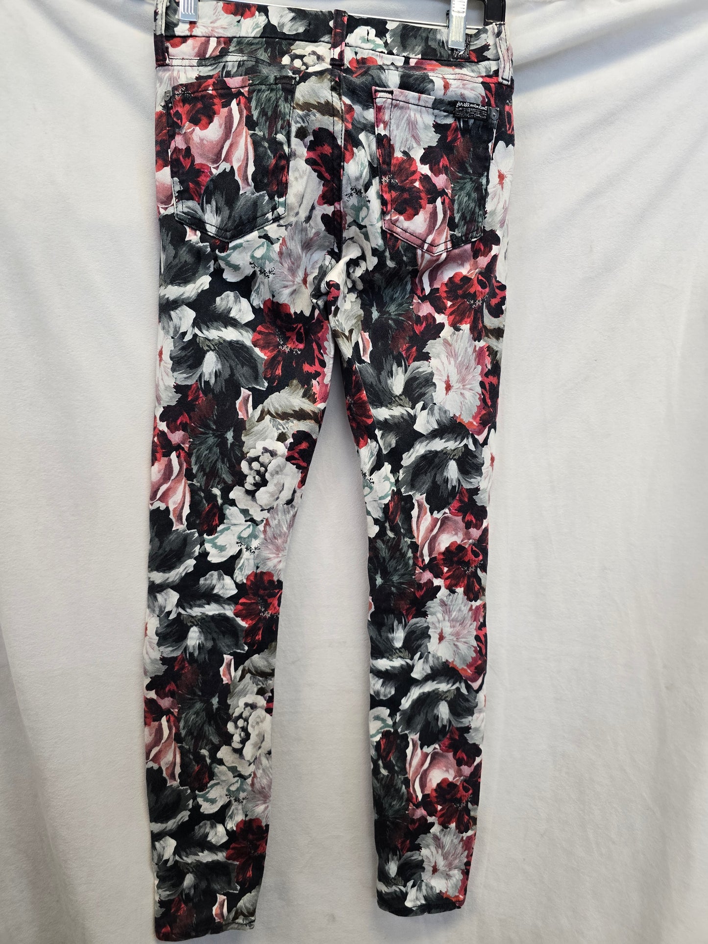 For all mankind floral pants size 28 image 5