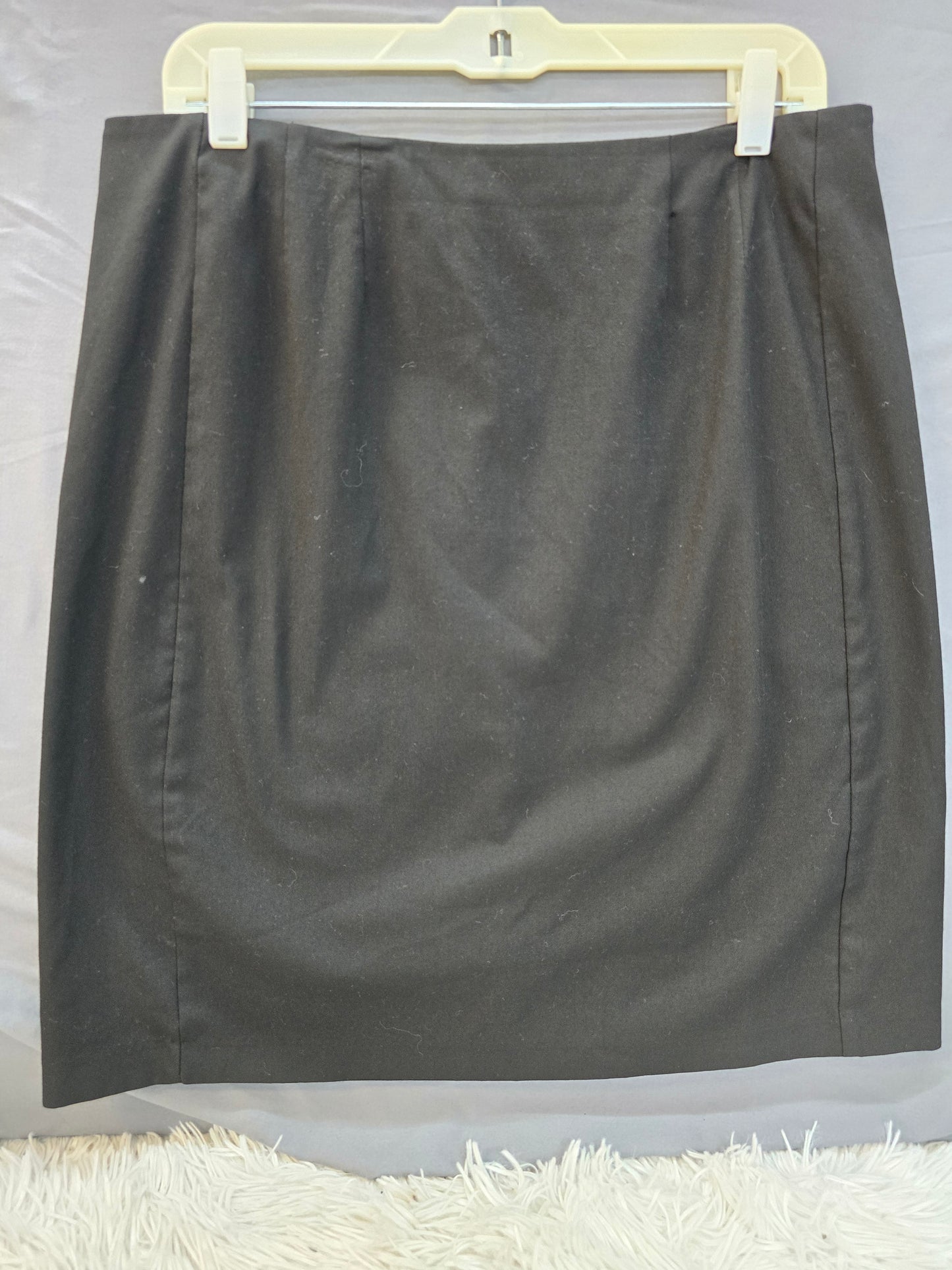 New York and company black knee length skirt Size 12 image 1