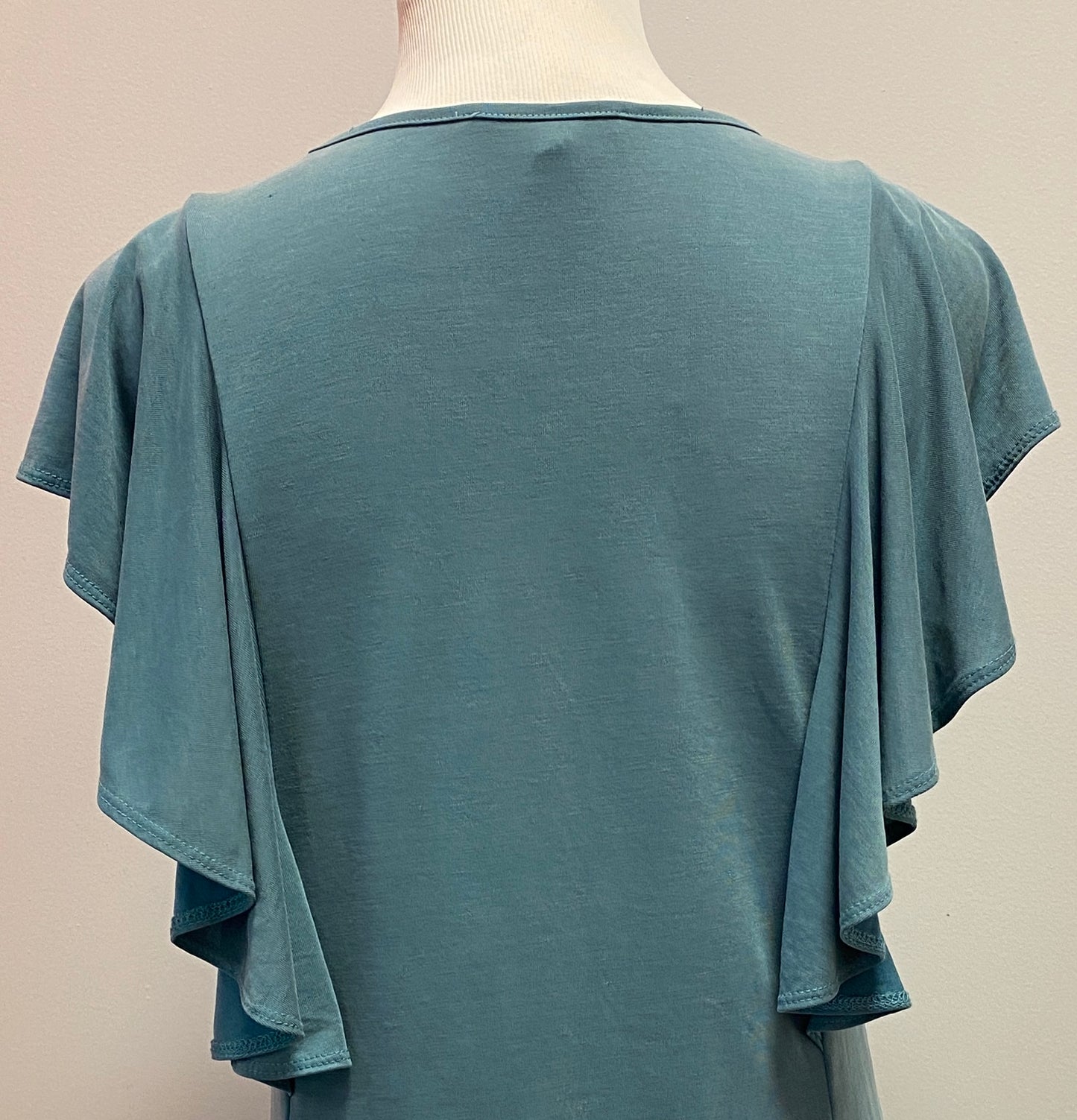 Pink Rose Turquoise Dress (M) image 8