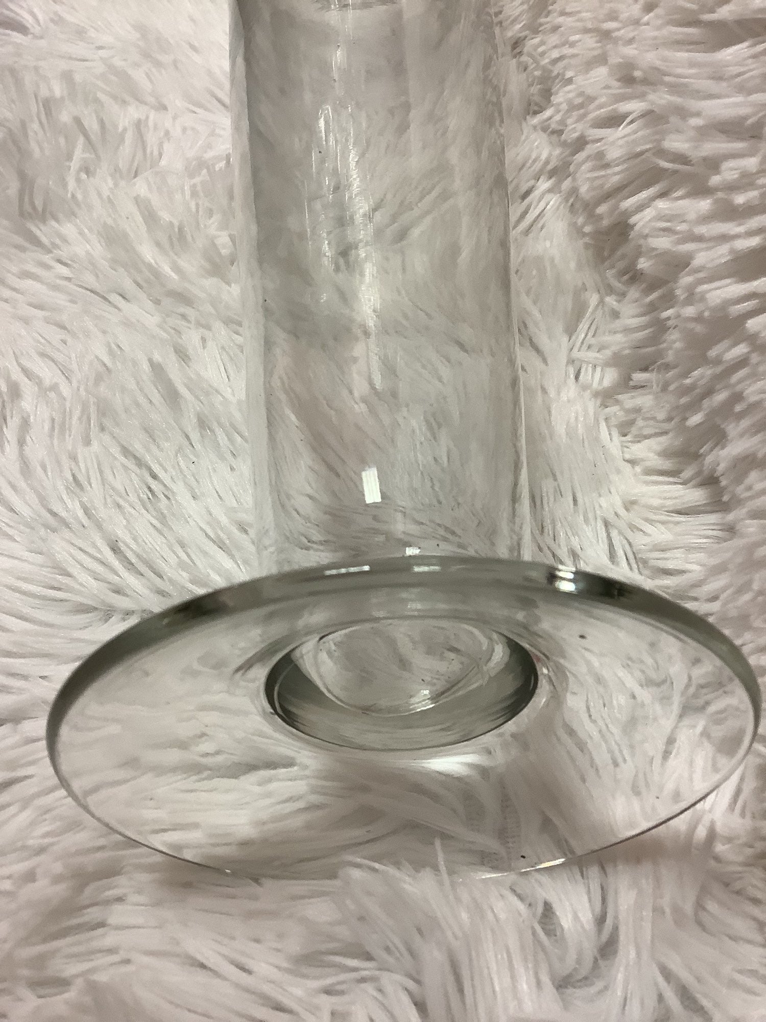 Tall clear vase image 4