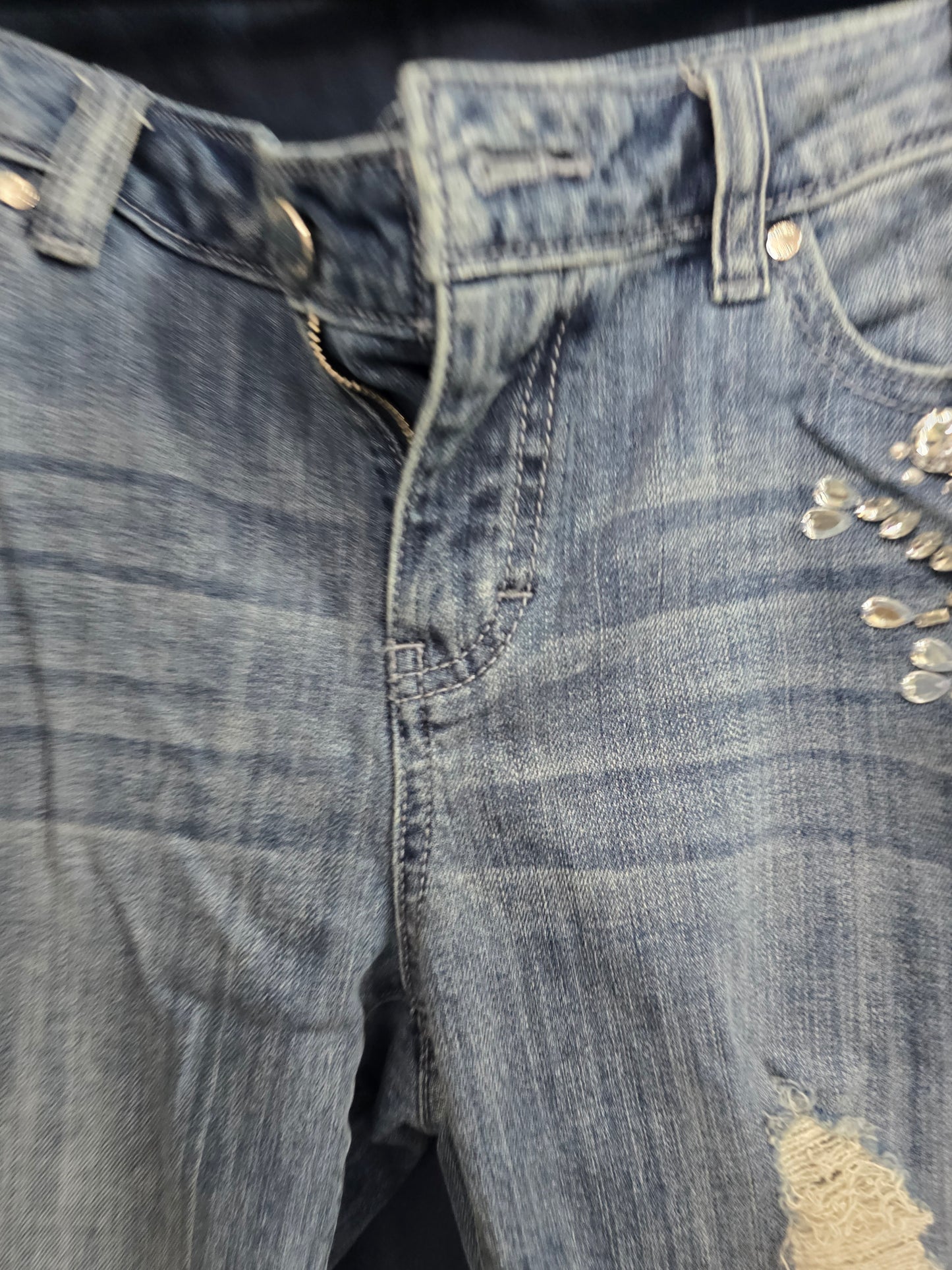 Jennifer Lopez boyfriend jeans size 4 image 3