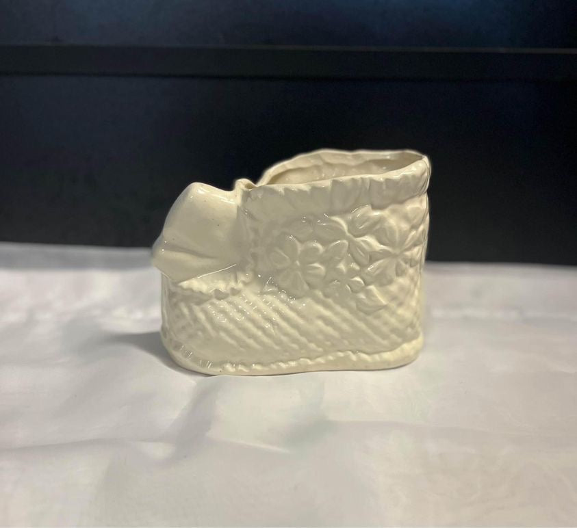 Porcelain Baby shoe Planter image 8
