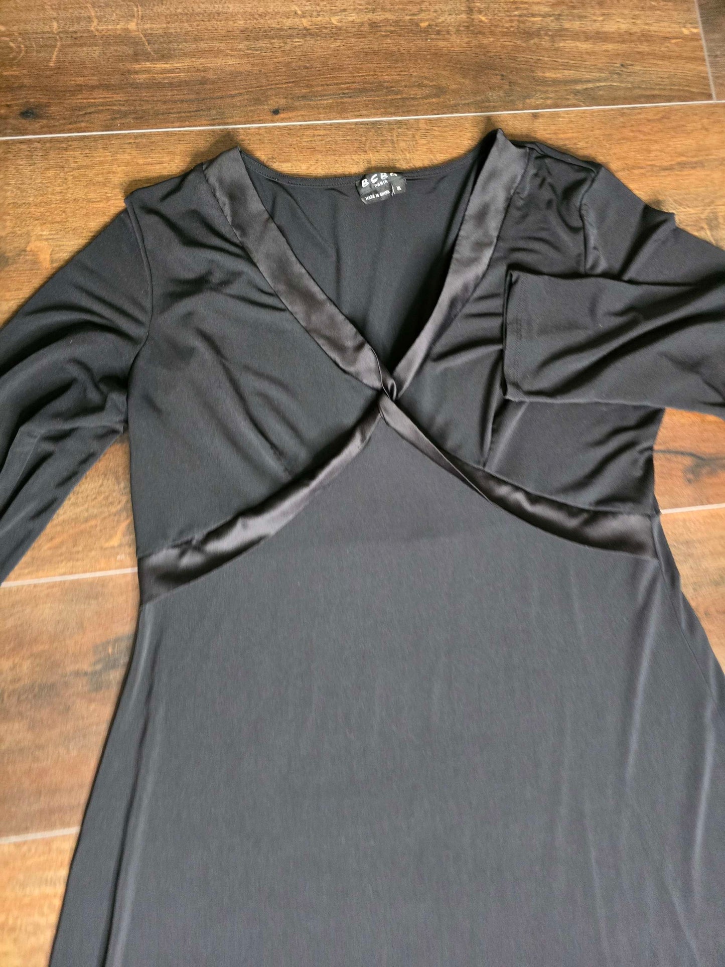 Bcbg black dress XL image 2