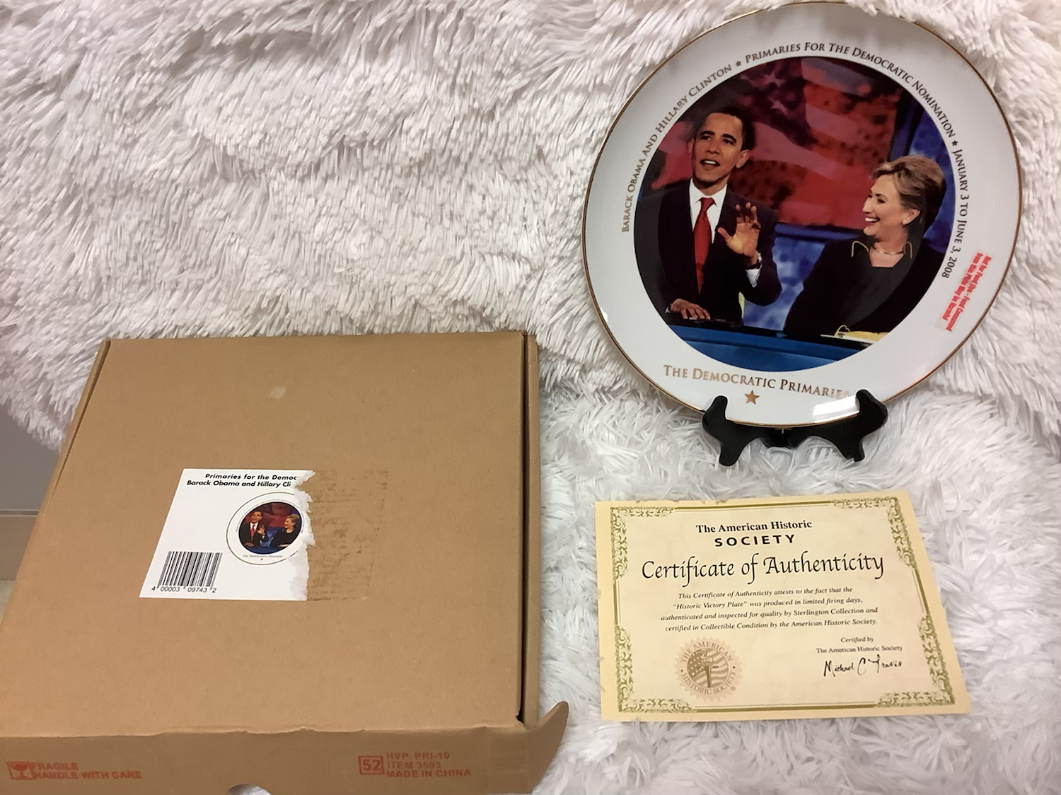 The democratic primaries plate image 2