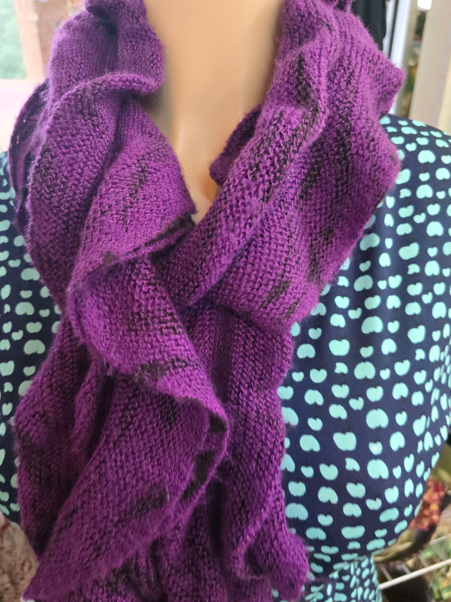 Purple scarf image 3