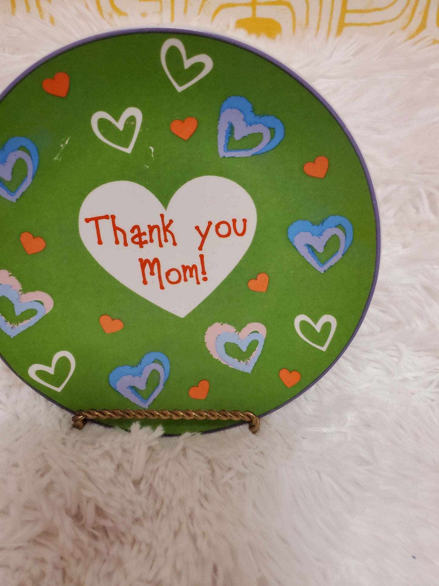 Thank you mom saucer image 1