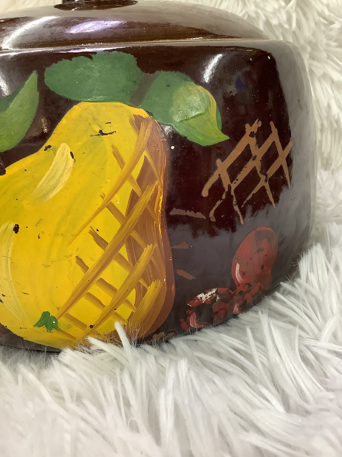 Brown fruit jar image 4
