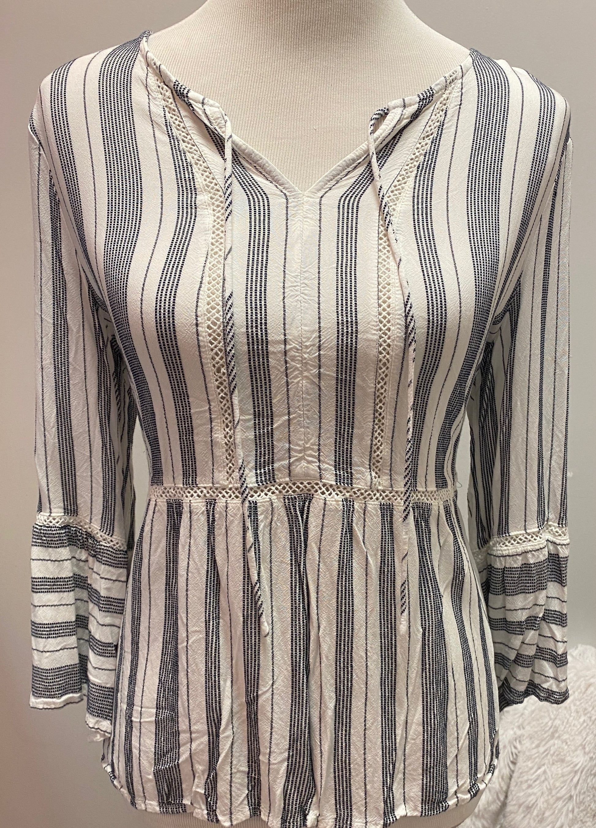 Fever Striped Blouse (L) image 0