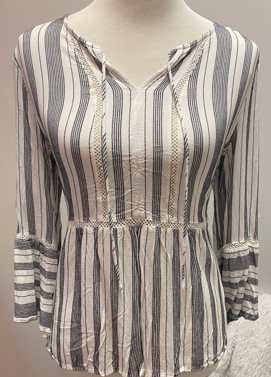 Fever Striped Blouse (L) image 0