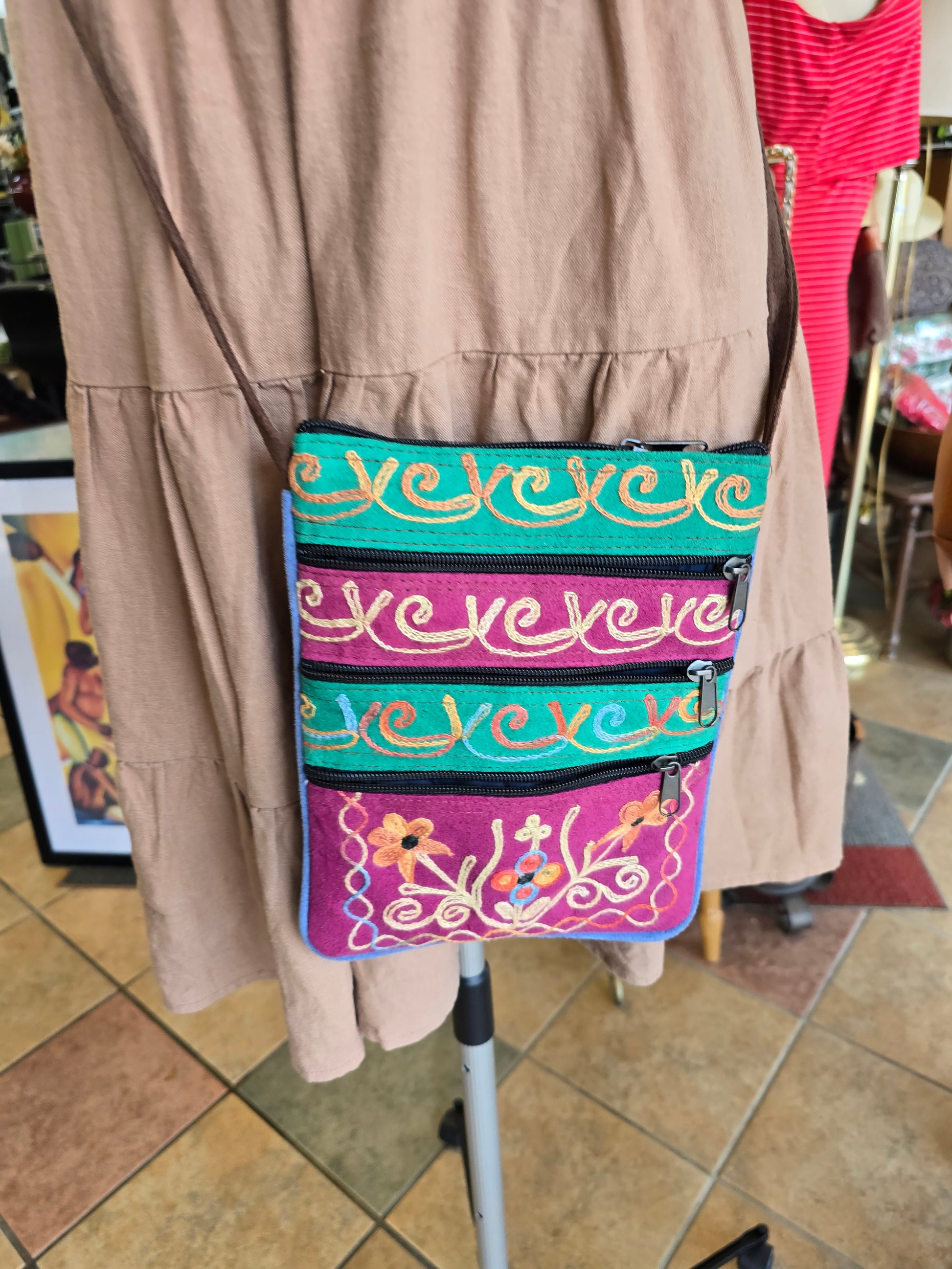 Colorful crossbody bag/purse image 1