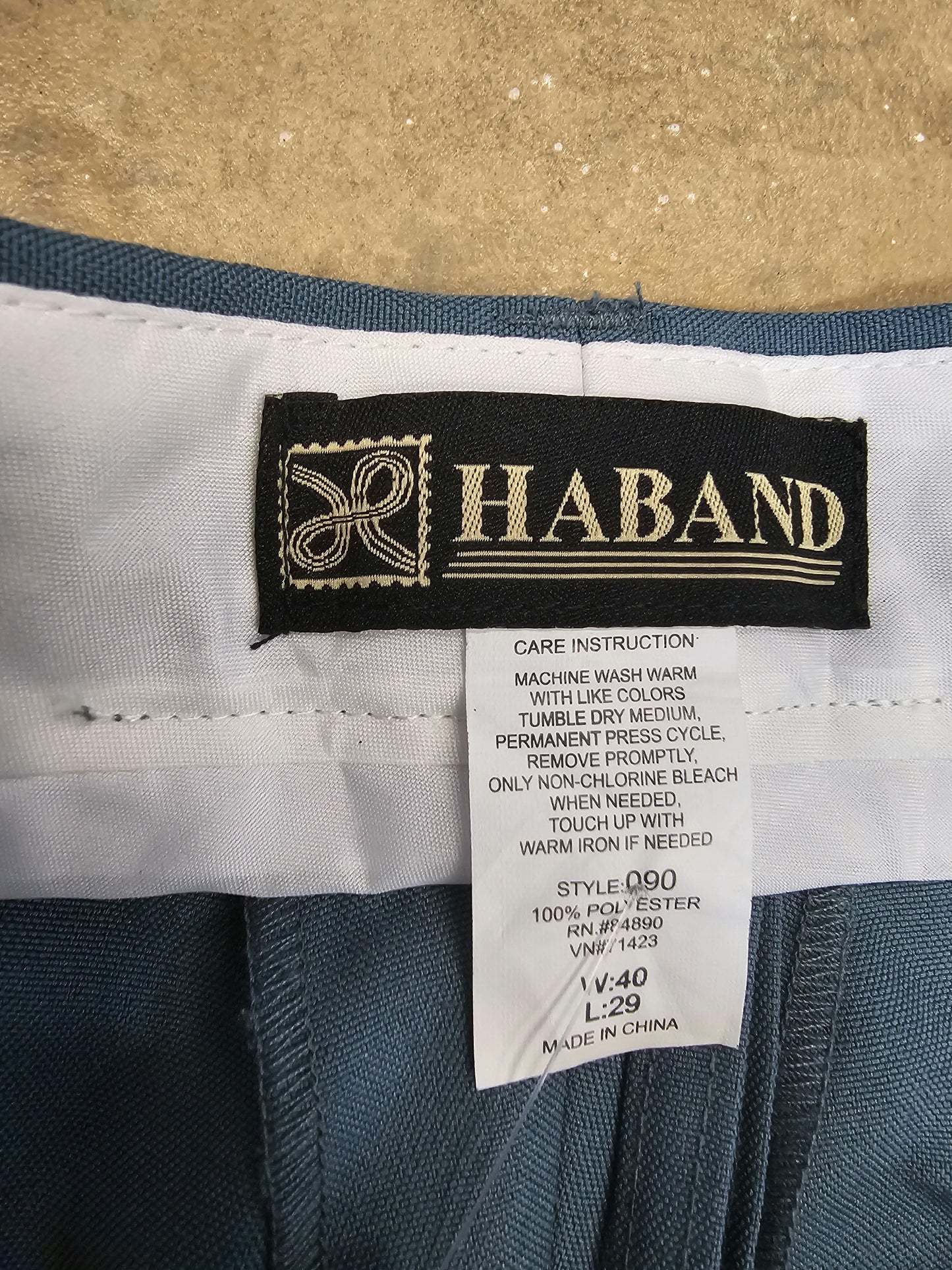 Haband Men dress pants 40x29 image 3