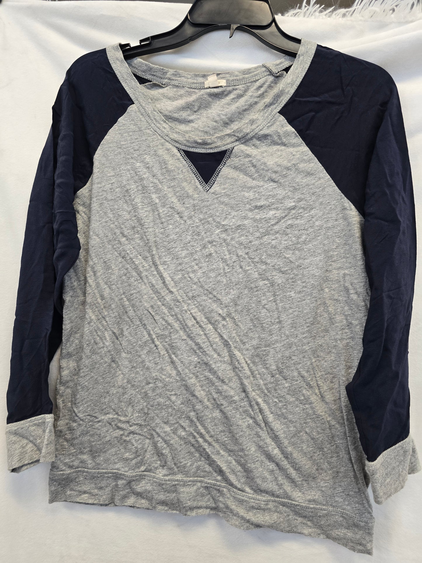 Jcrew blouse black and gray xs image 1