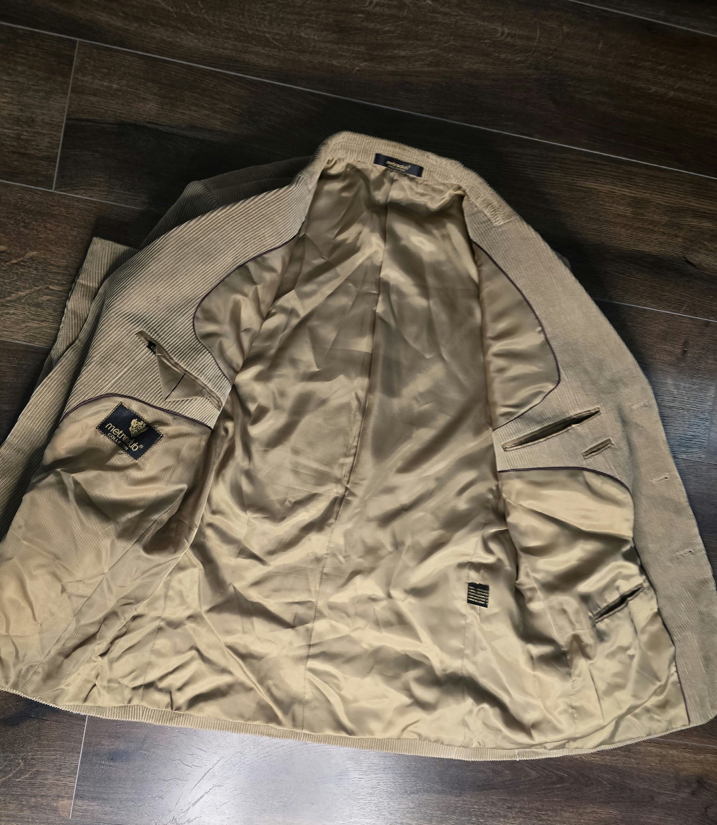 Metro club collection Corduroy jacket size 42s image 11