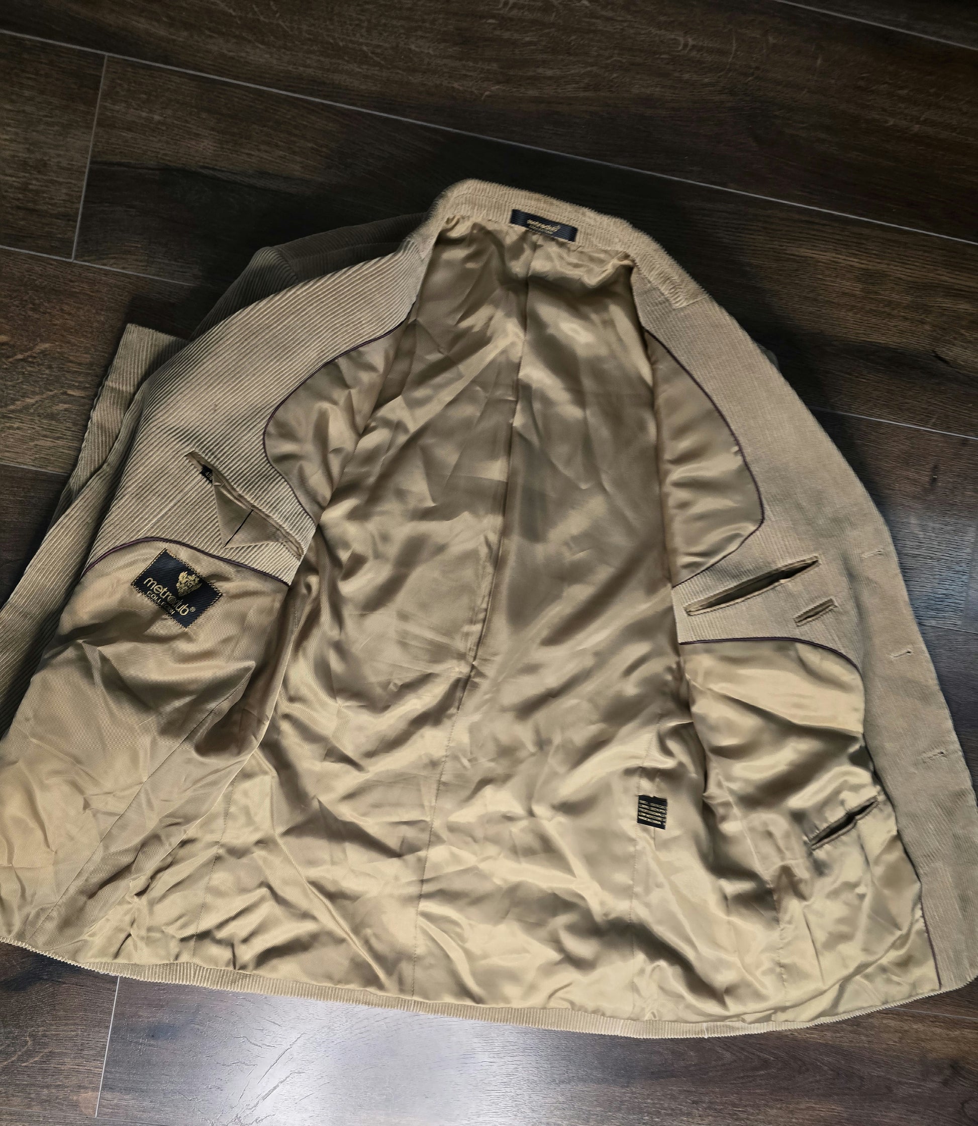 Metro club collection Corduroy jacket size 42s image 11