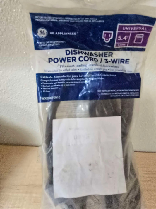 Dishwasher power cord/3-wire image 0