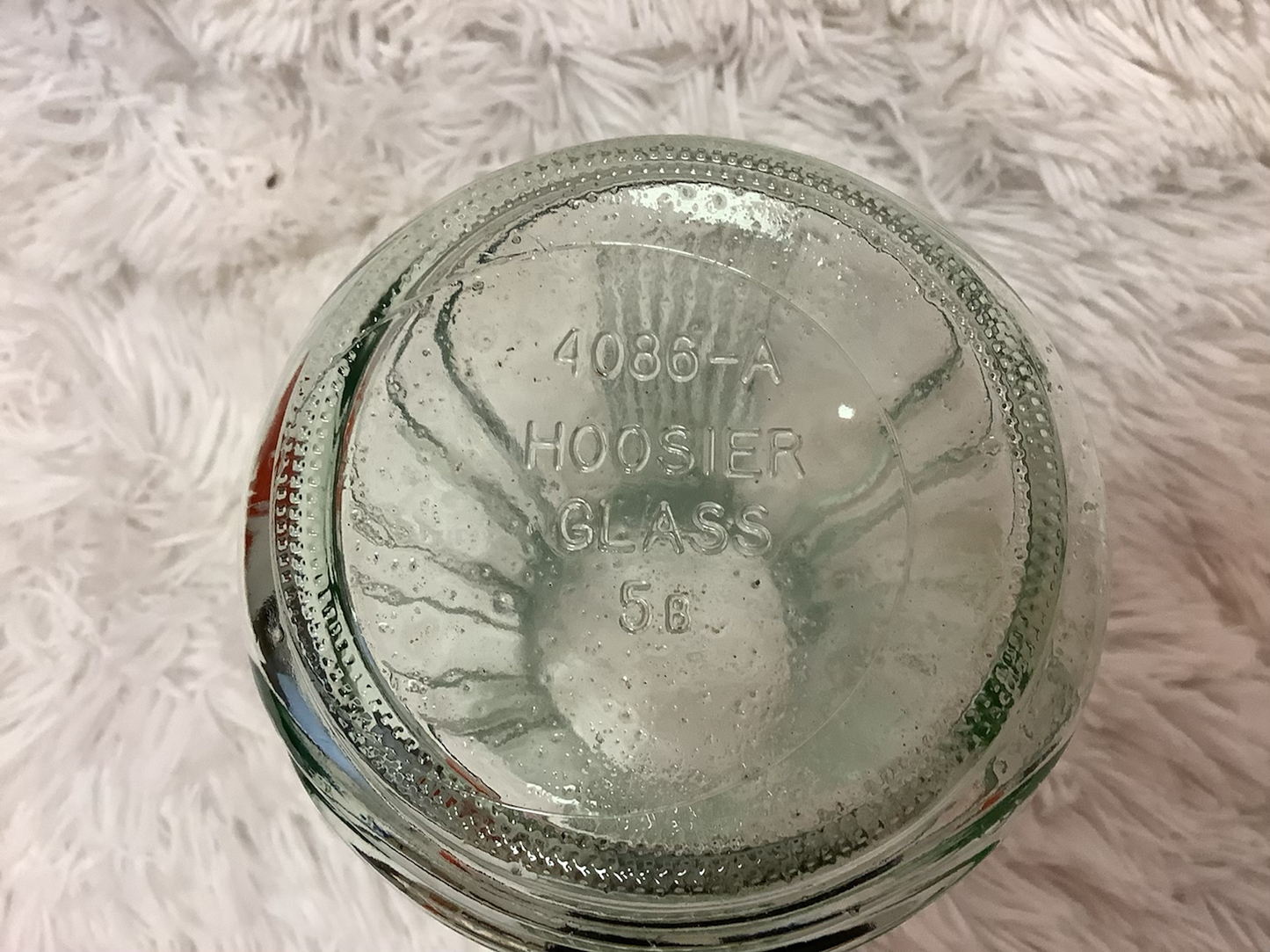 8.5 inch clear glass vase image 2