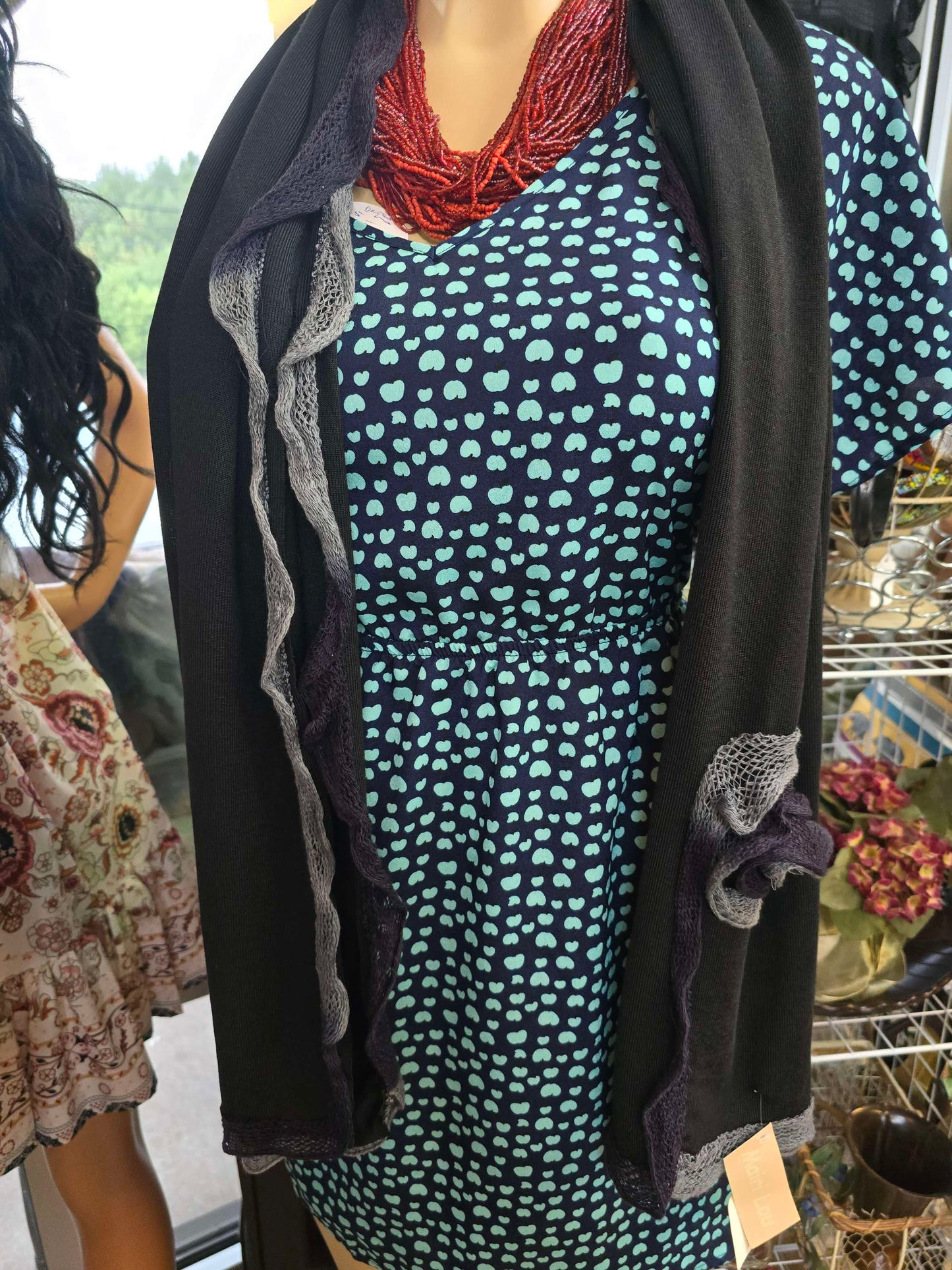 Dark blue scarf image 2