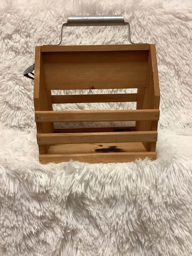 Wooden Bottle/cup  Carrier with bottle opener image 4