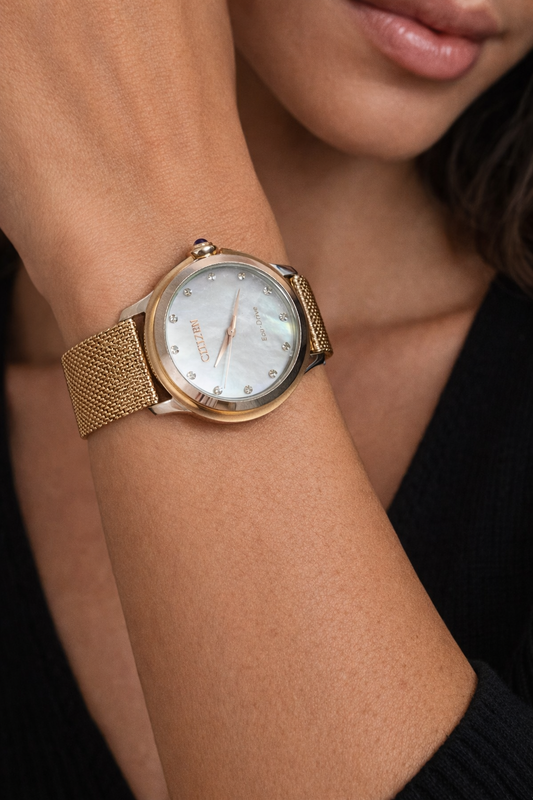 Citizen Eco-Drive Gold-Tone Mesh Watch image 0