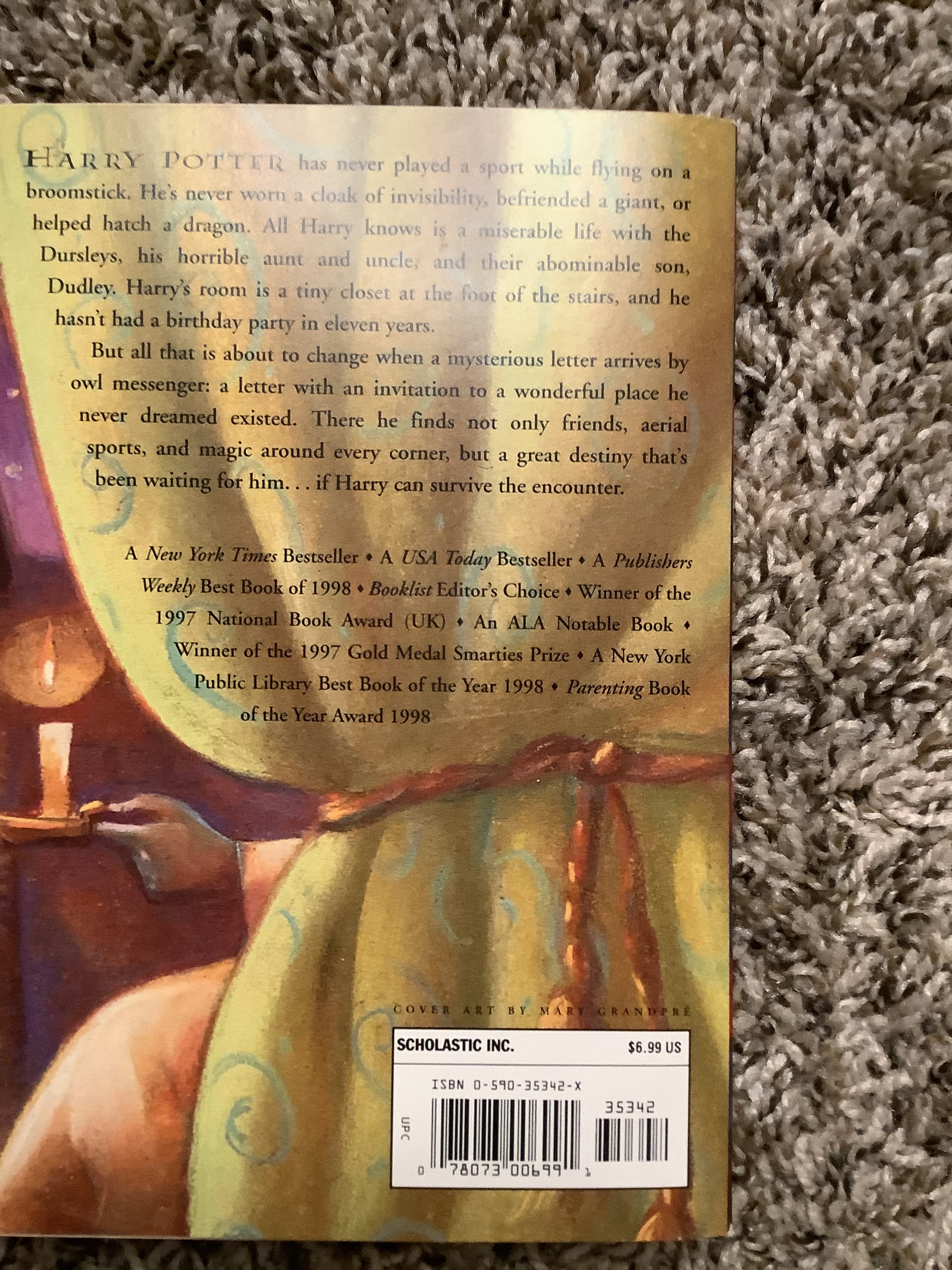 Harry Potter and the Sorcerer’s Stone by J.K. Rowling – Paperback Book image 2