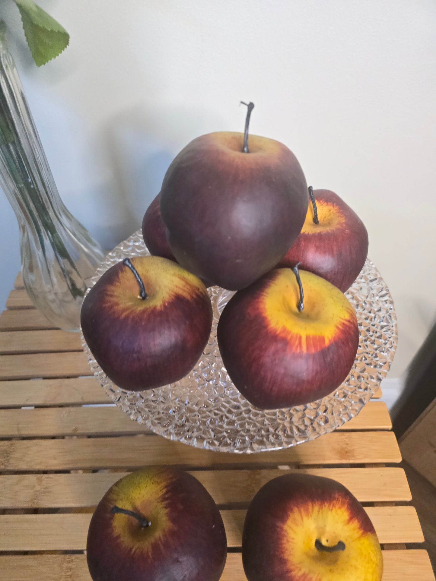 Set of 7 artificial apples image 3