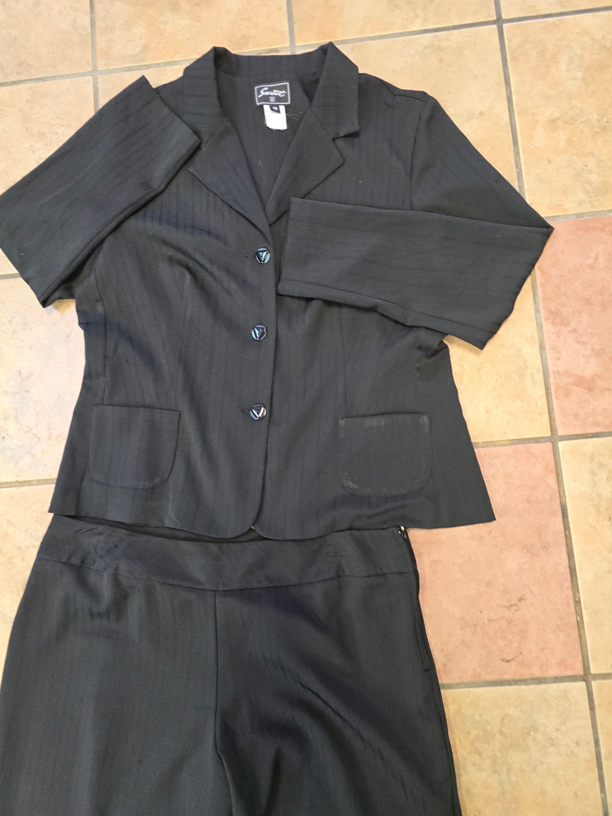 Women 2 piece pants suit Blue size 18 image 4