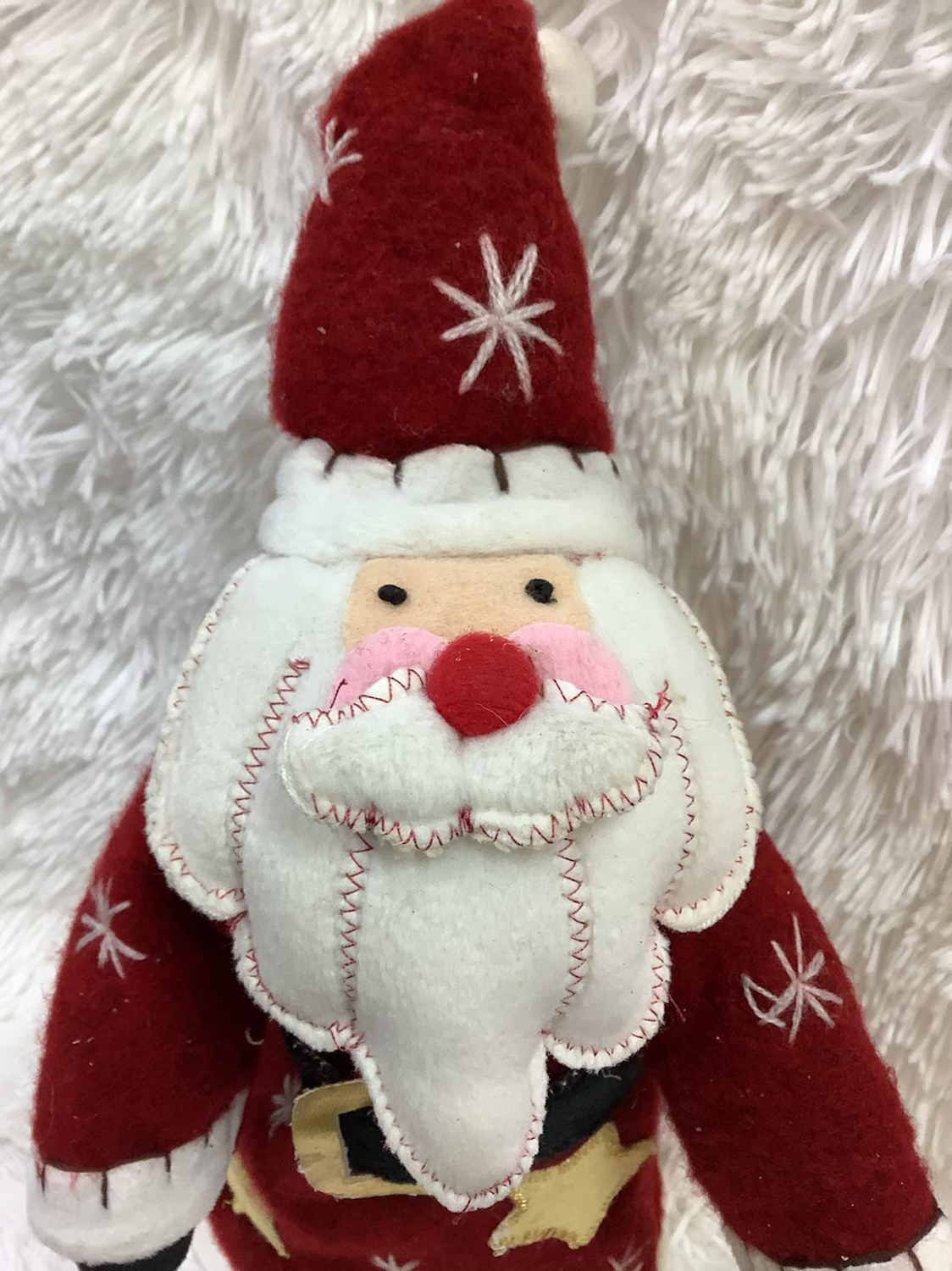 Standing Santa stuffed decor image 3