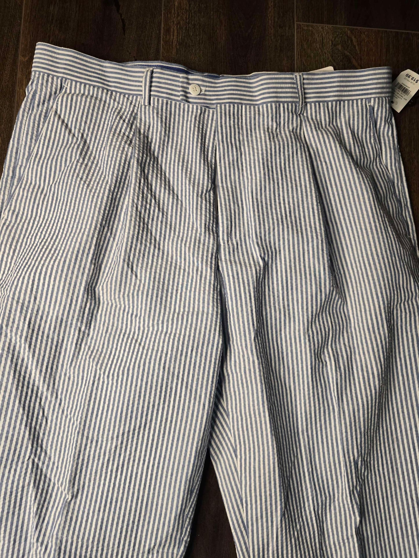 Men dress stripe pants 38x32 image 2