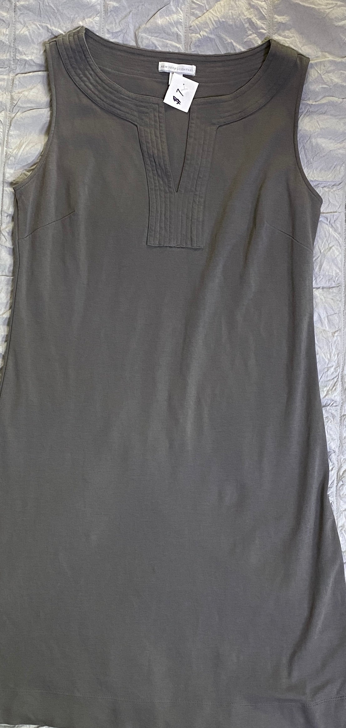 New York & Company Gray Dress (S) image 7