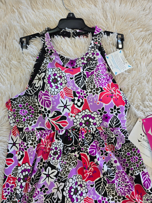 A sure fit women pink top/swimwear size 8 image 1