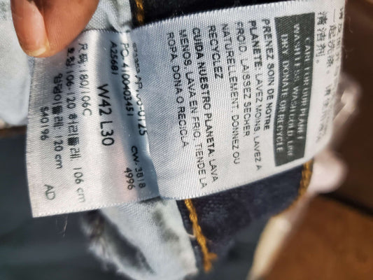 Levi Strauss S61 relaxed men jeans size 42x30 image 1