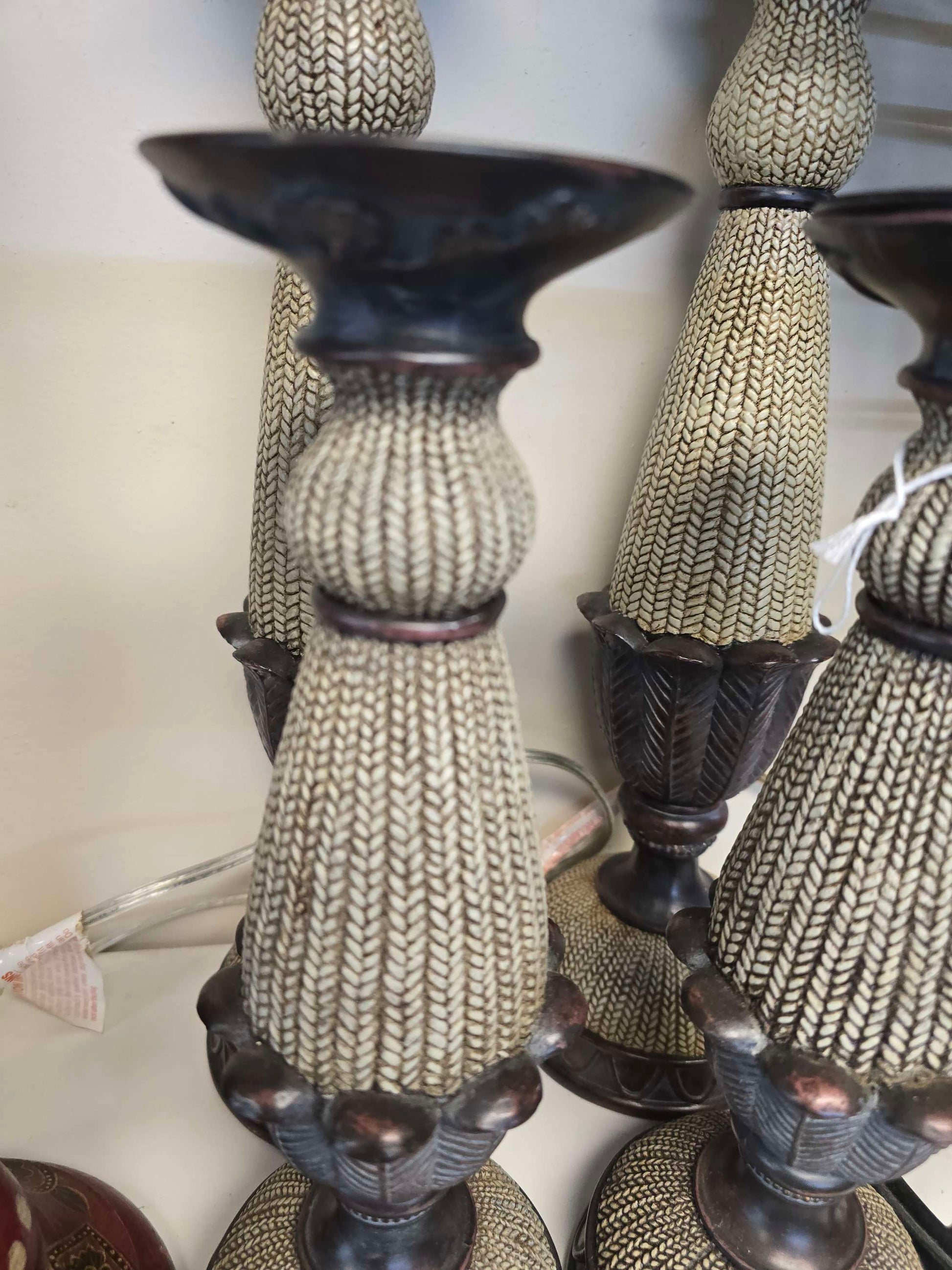 Set of 4 candle holders image 0