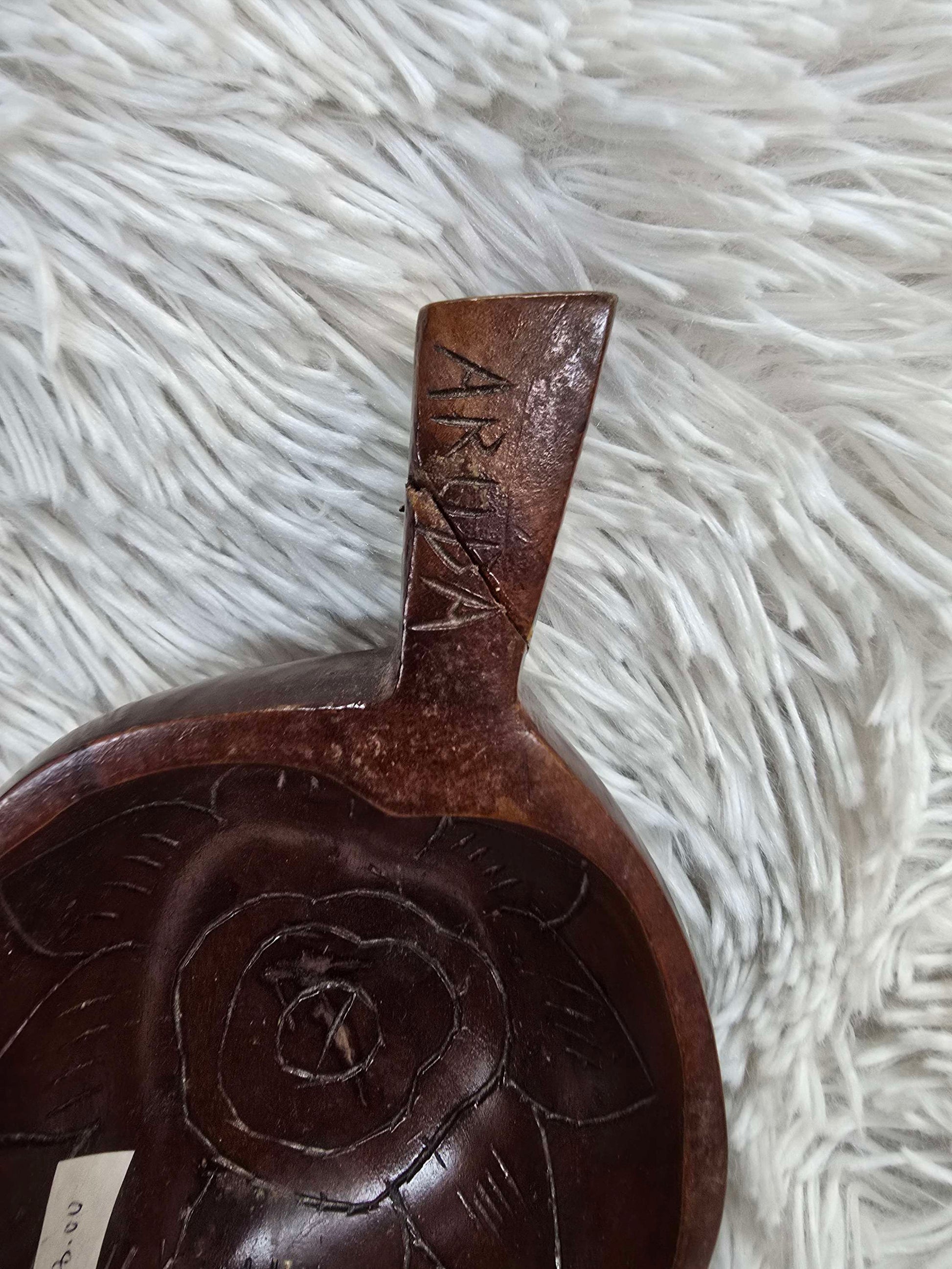 Hand carved wooden dish image 2
