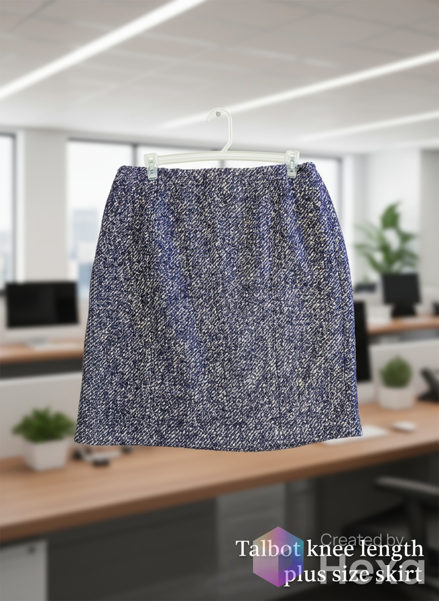 Talbot purple knee length skirt size 16w image 1