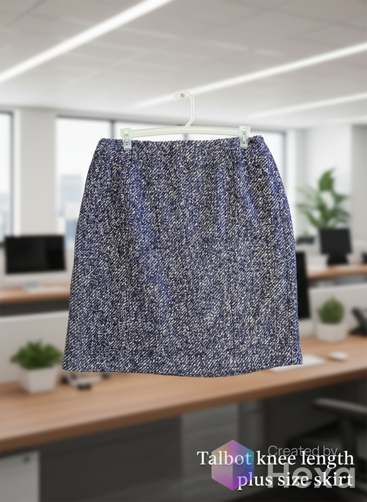Talbot purple knee length skirt size 16w image 1
