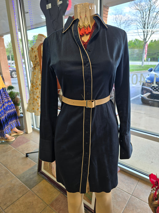 Express stretch shirt dress size 3/4 image 1