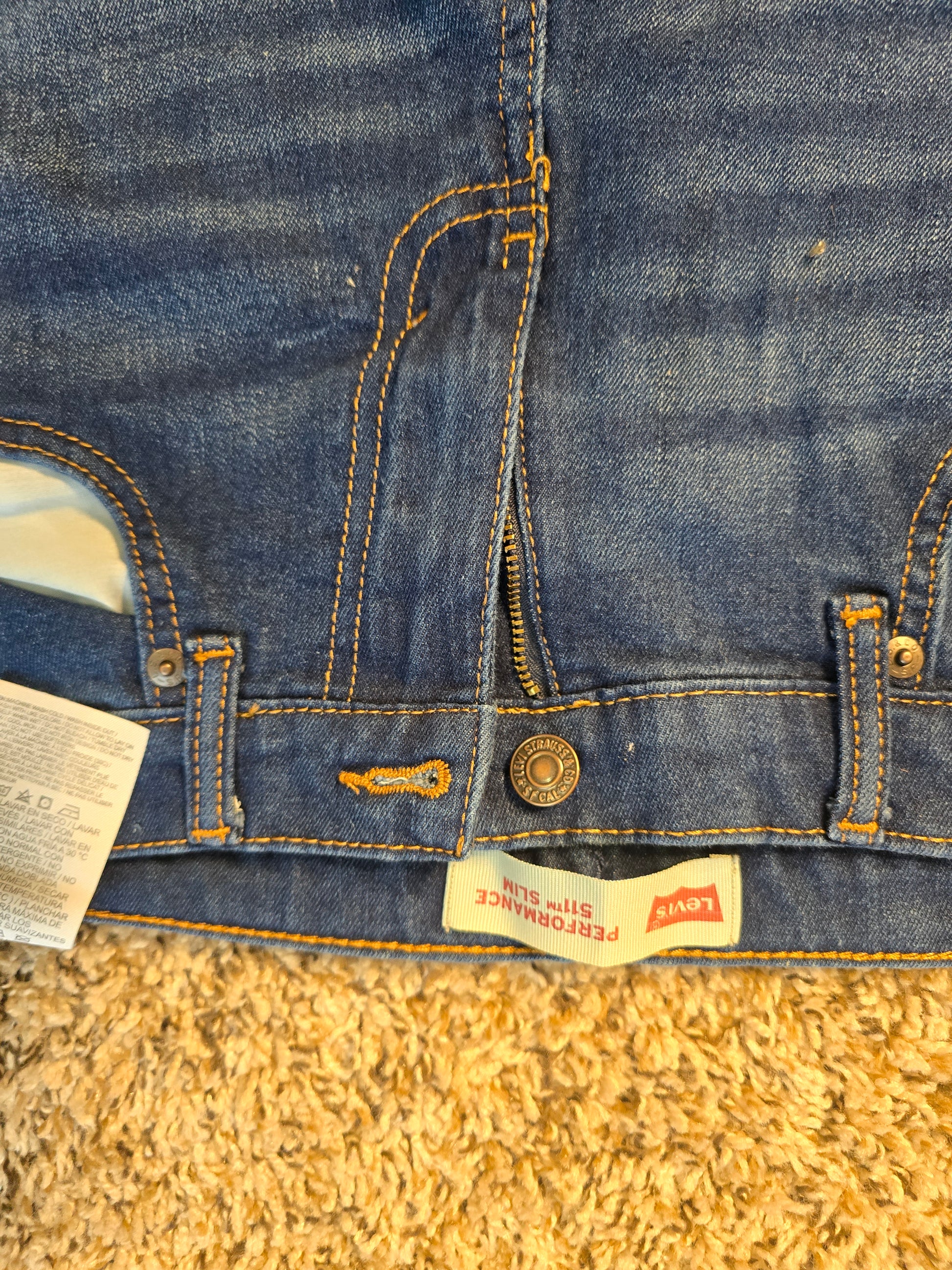 Levi’s 511 Slim Fit Jeans – 28/30 Classic Dark Wash Denim image 4