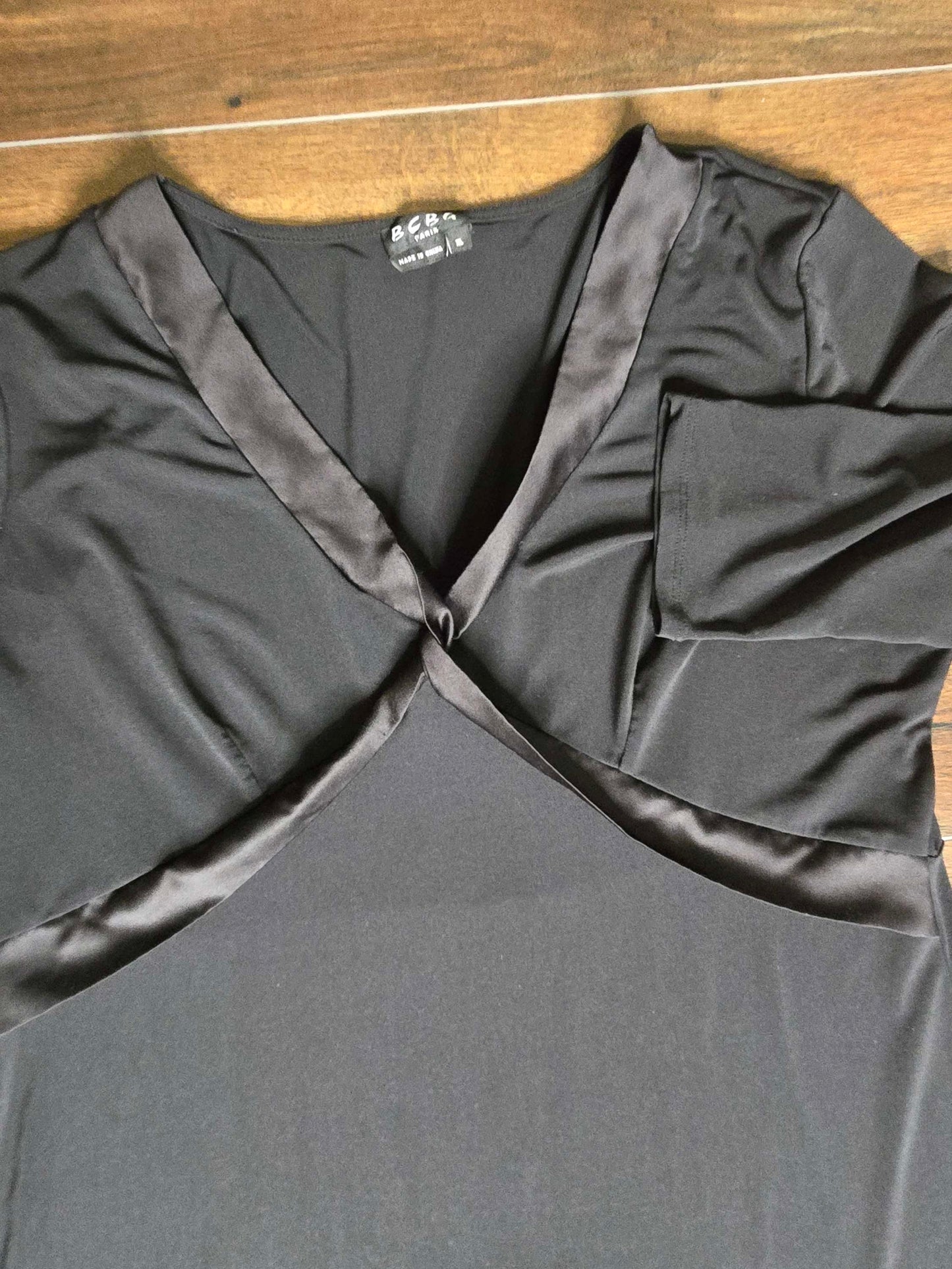 Bcbg black dress XL image 4