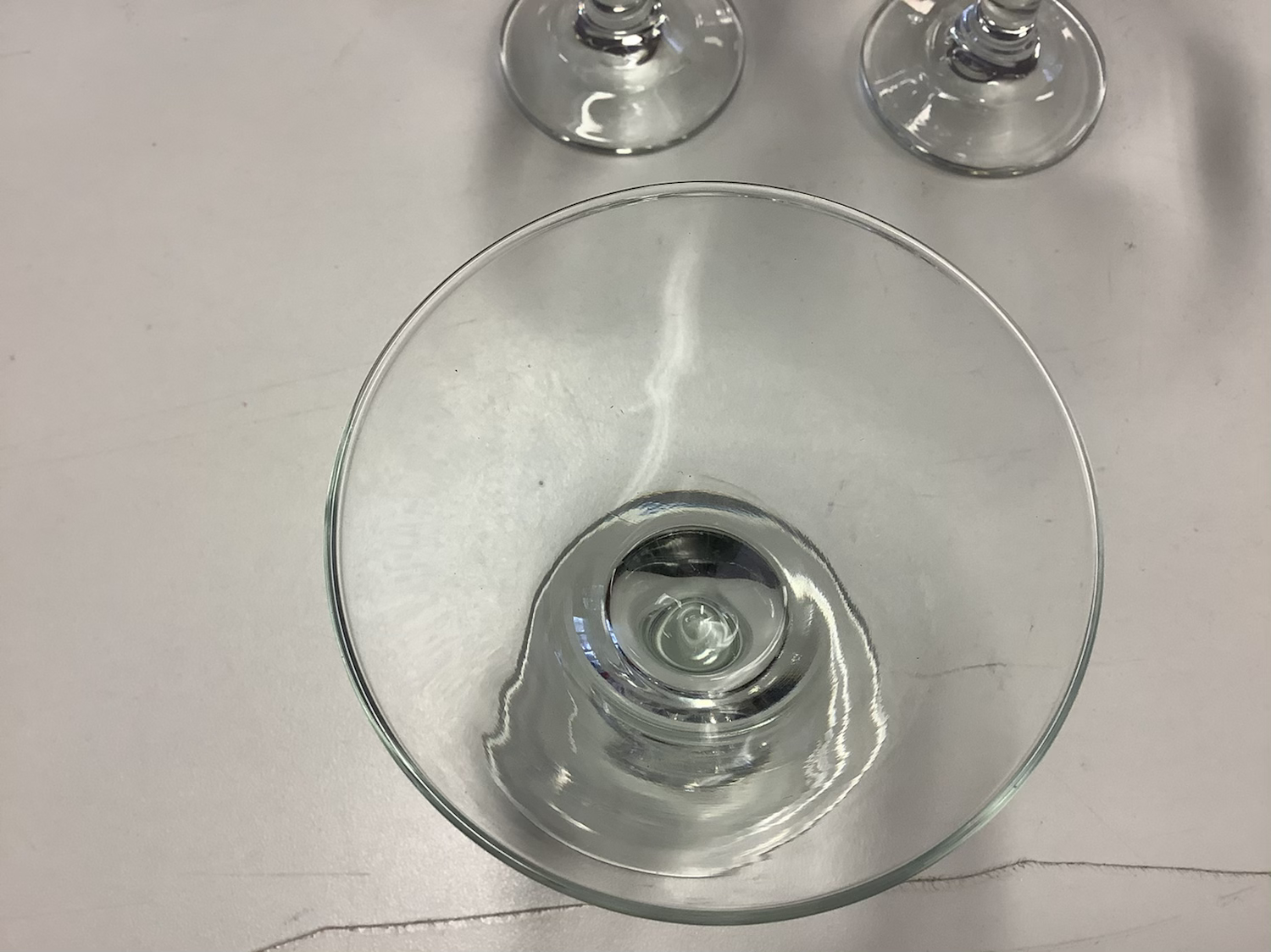 Mini martini glass set of seven PreOwned image 2