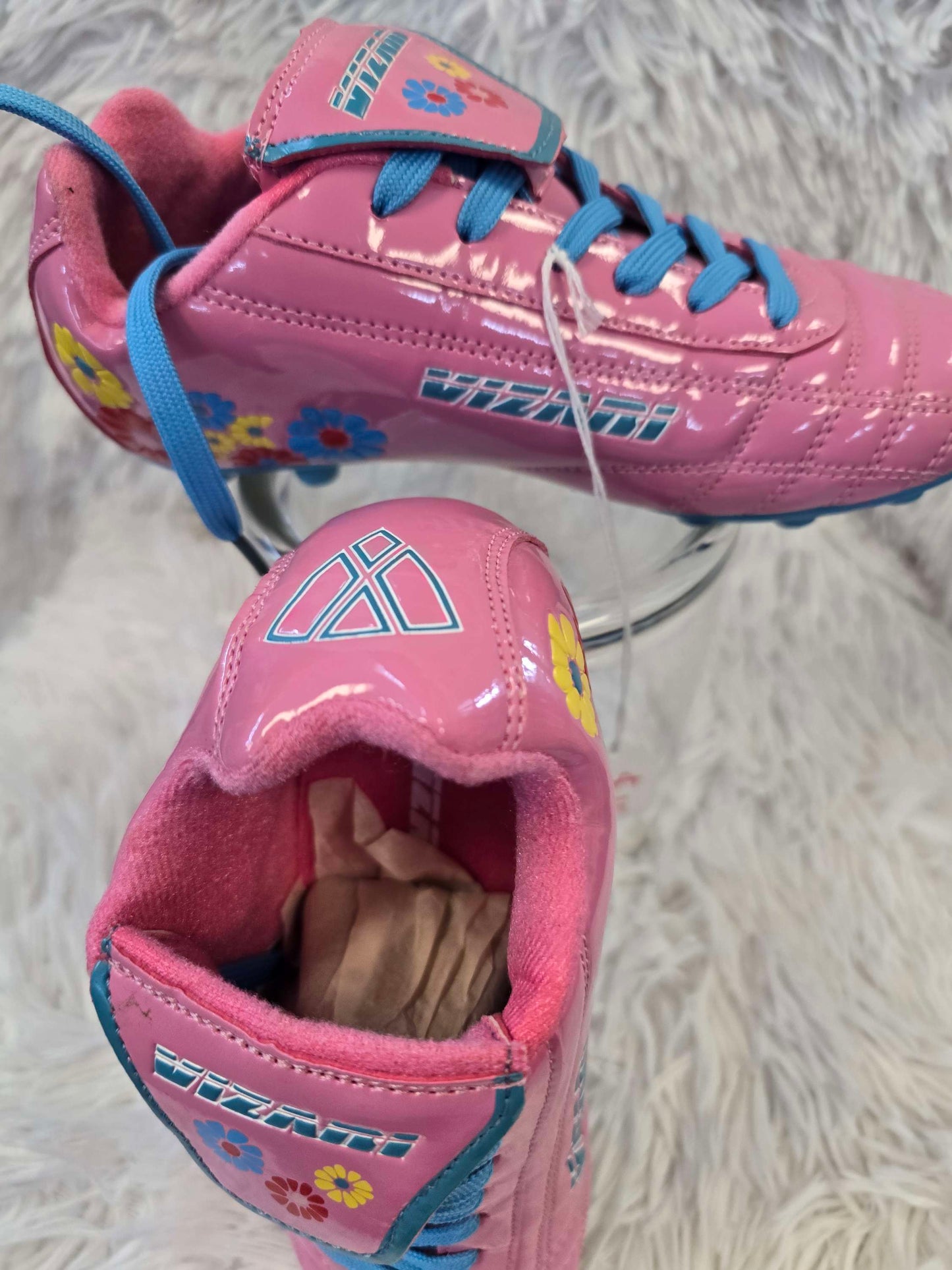 Pink football boots 3Y image 2