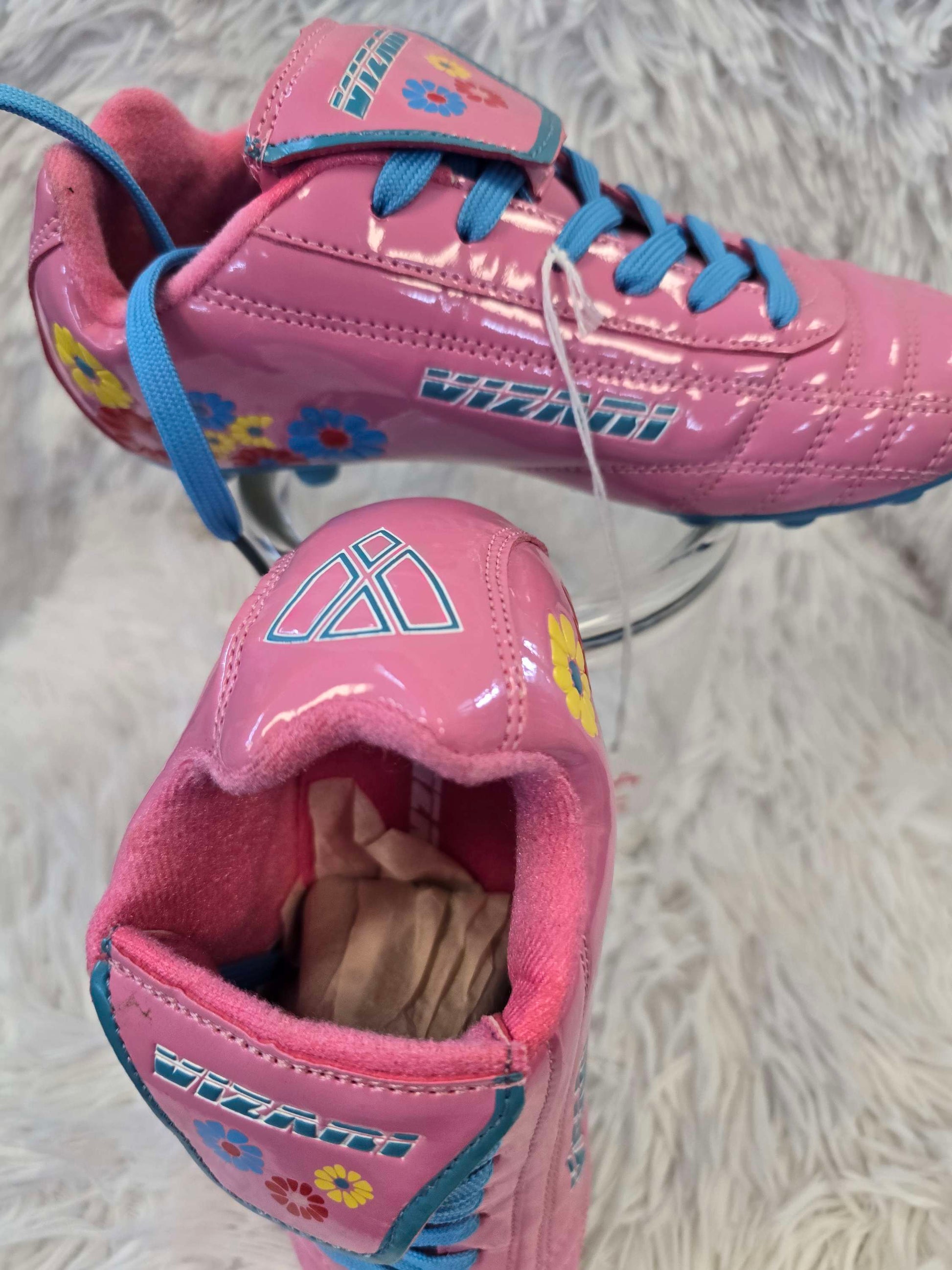 Pink football boots 3Y image 2