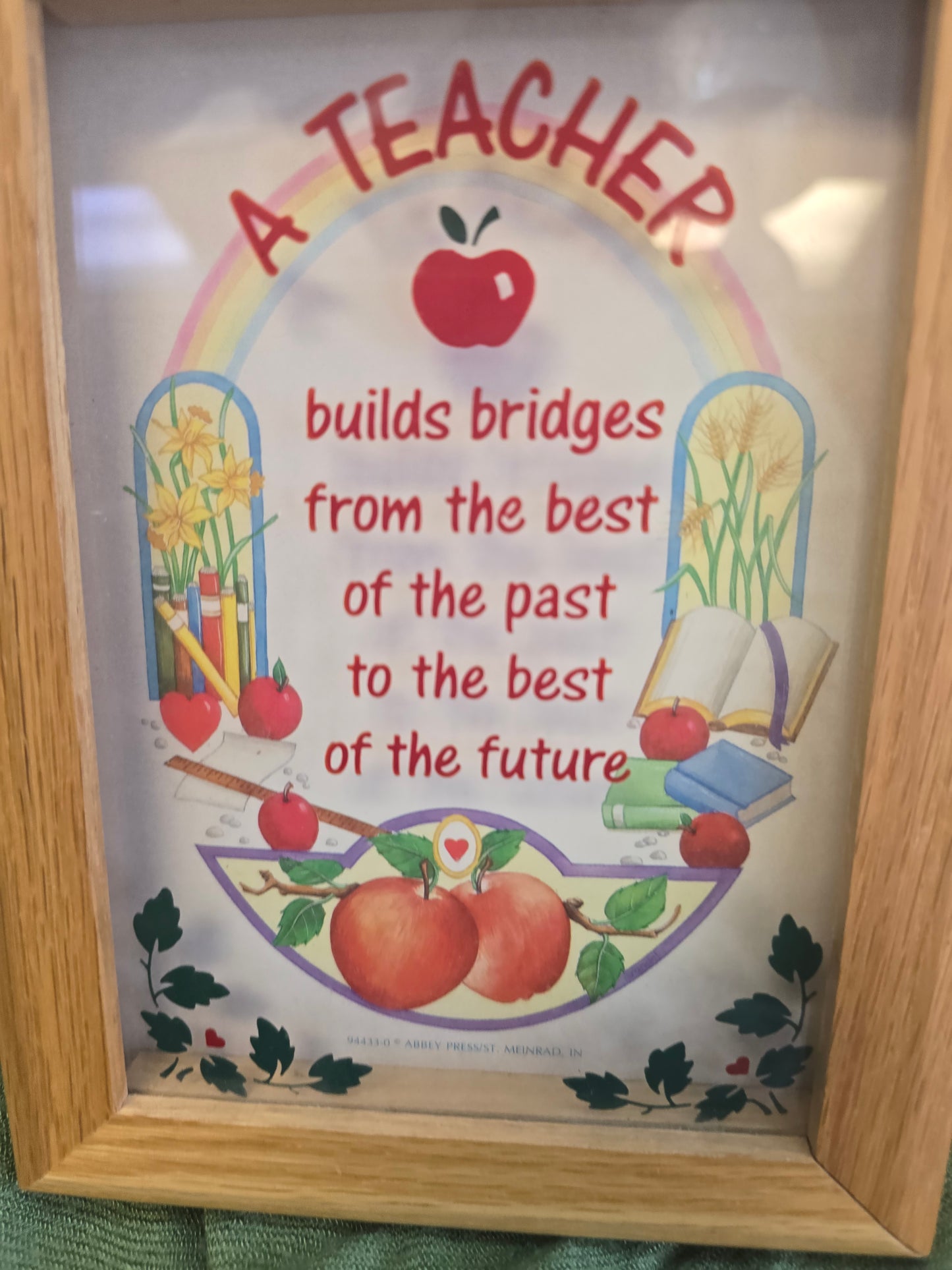 Teacher gift frame 8x6 image 4