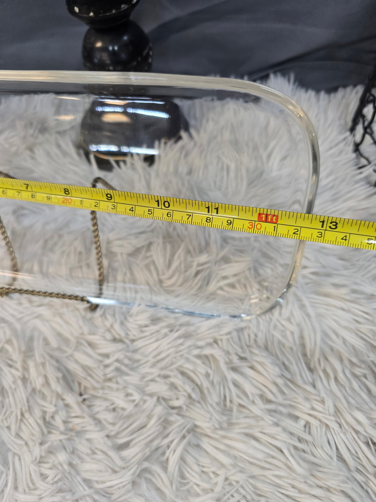 Rectangular clear platter  image 4
