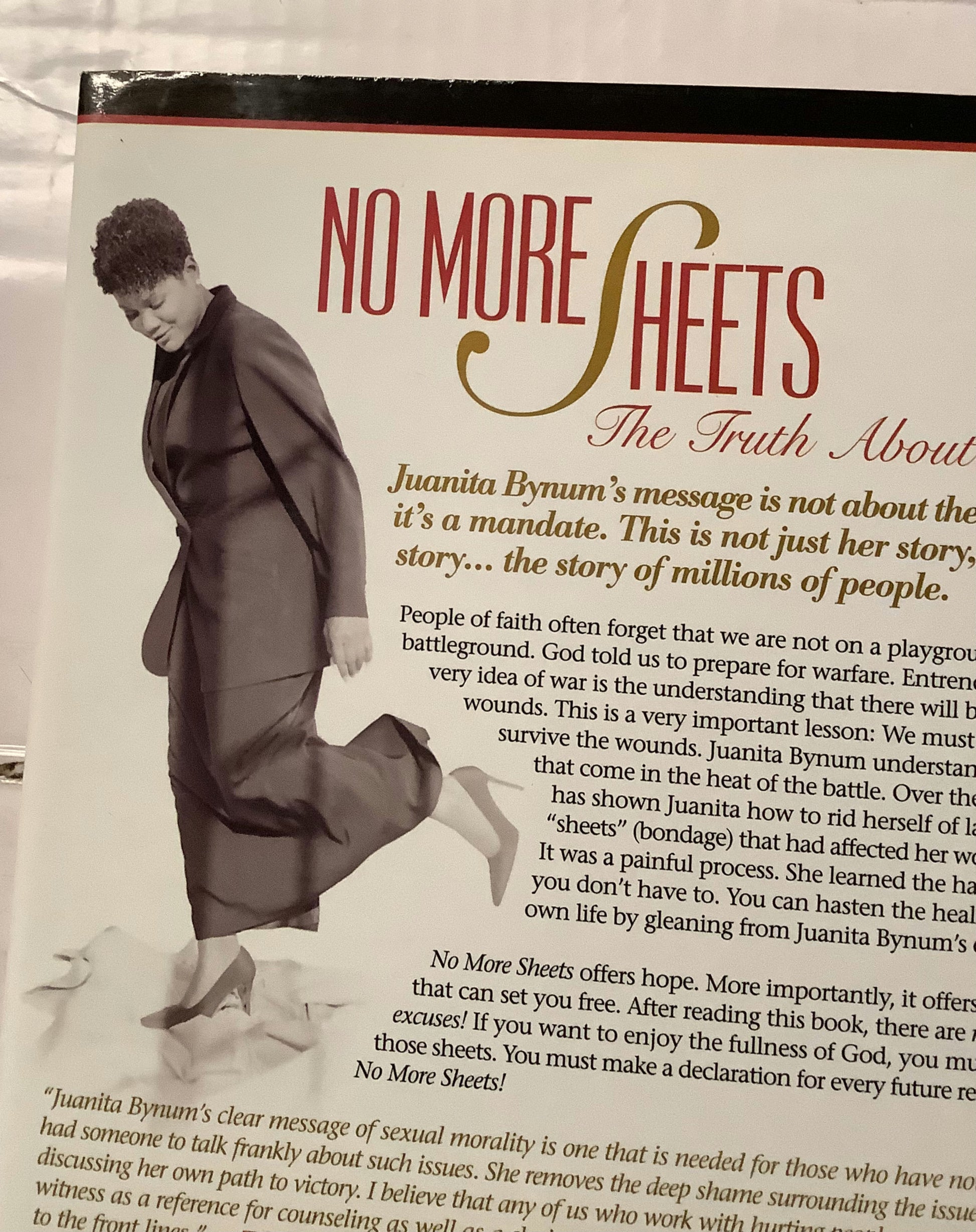 No More Sheets: The Truth About Sex by Juanita Bynum – Paperback image 3