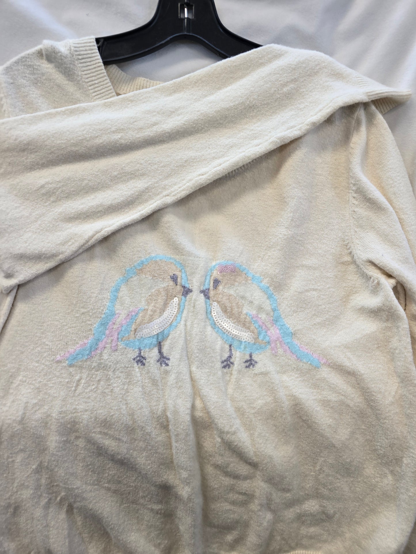 LC white sweater L image 1